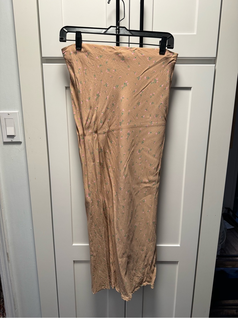 Light brown floral Slip Skirt